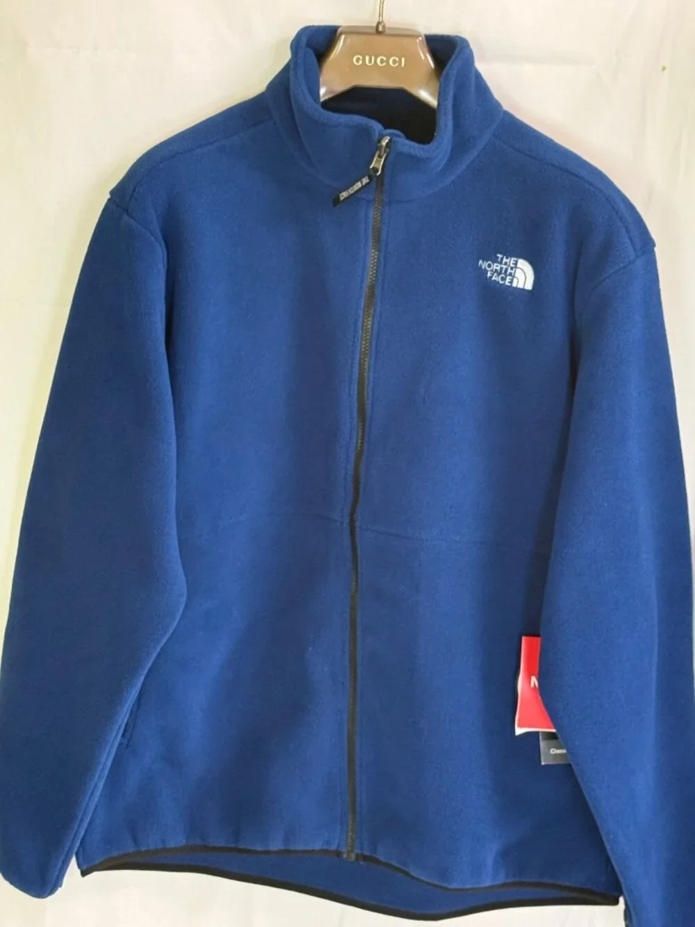 NWT The North Face Men's M Tatimi Blue Fleece Jacket - Blue Ribbon - Size XL